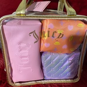 Juicy Couture Makeup Travel Bag Set